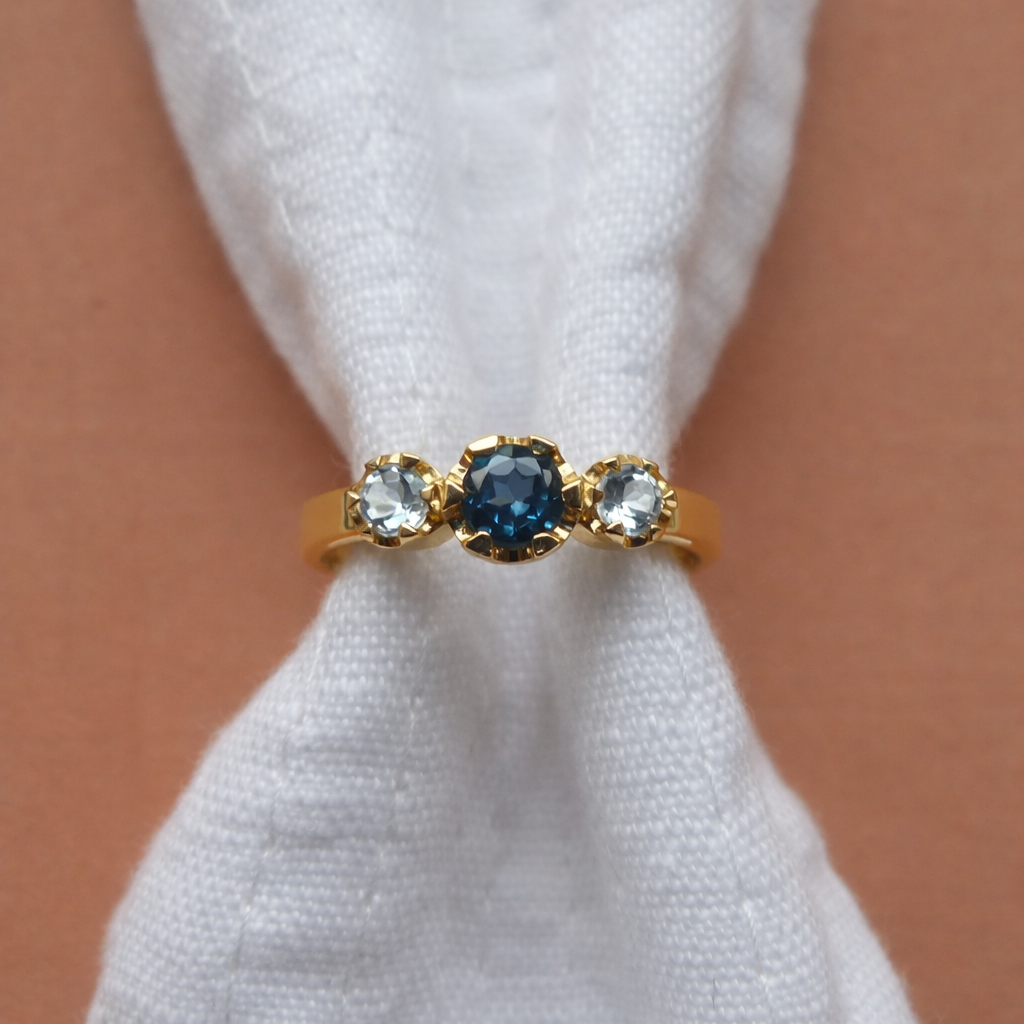 Anillo Gotas de mar